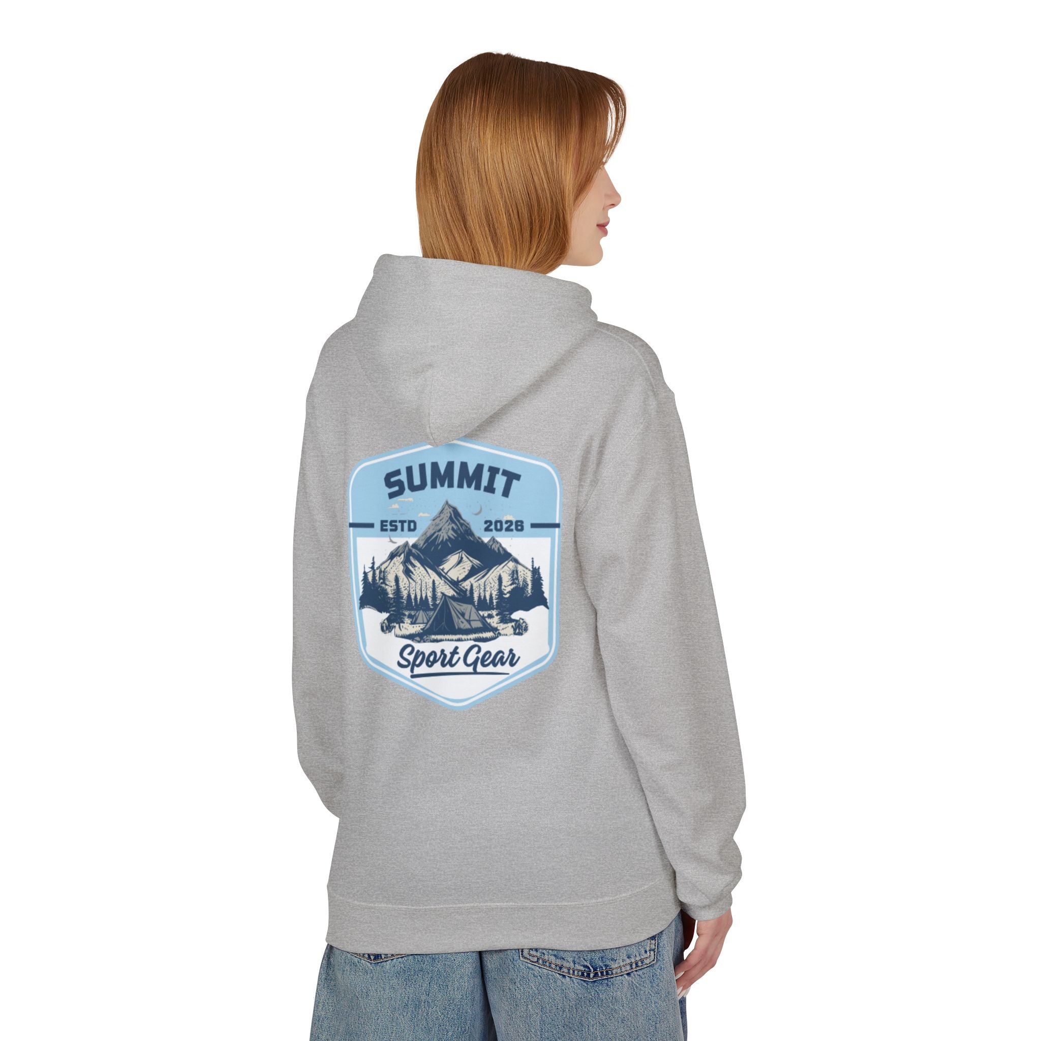 Summit Sport Gear Logo - Unisex Midweight Softstyle Fleece Hoodie