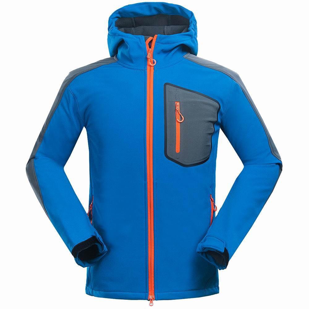 Men’s Outdoor Mountaineering Soft Shell Jacket for Sports & Leisure