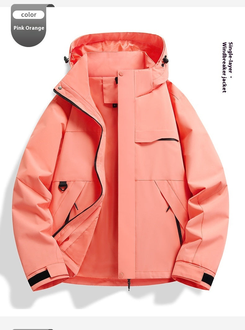 Spring & Autumn Shell Jacket – Windproof & Waterproof for Cycling