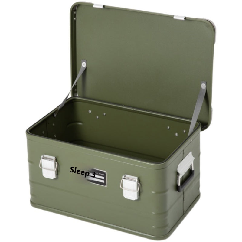 Outdoor Aluminum Alloy Storage Box – Portable Camping & Vehicle Gear