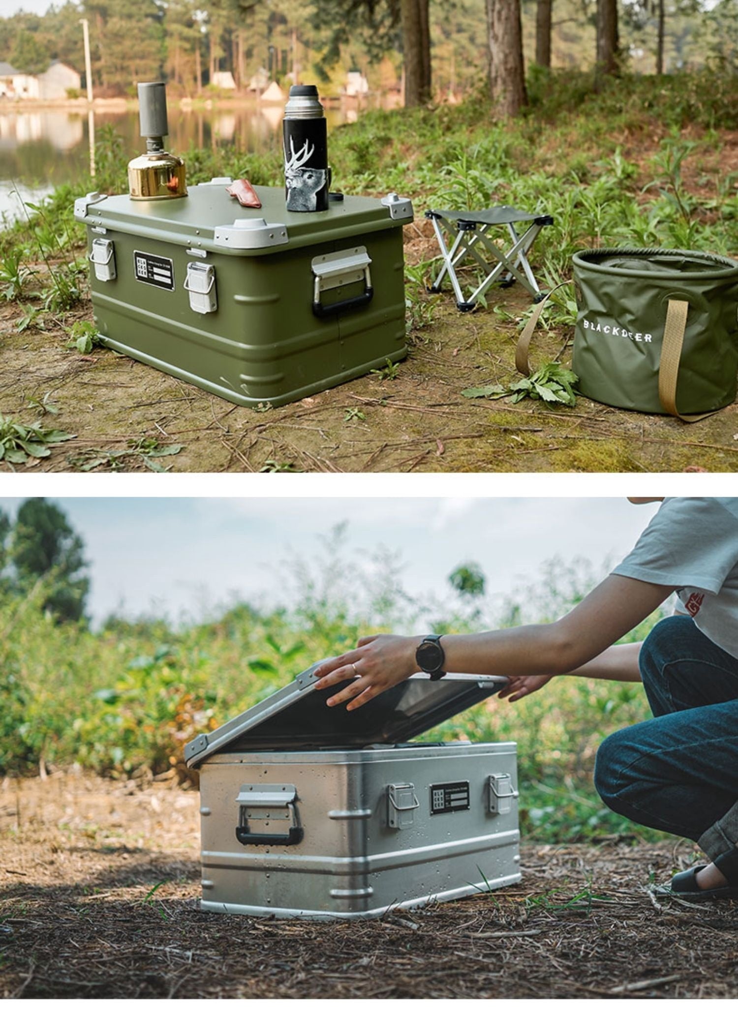 Outdoor Aluminum Alloy Storage Box – Portable Camping & Vehicle Gear