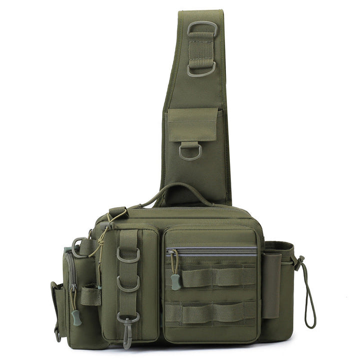 Men’s Fishing Backpack – Bait Box, Pole Holder & Storage Bags
