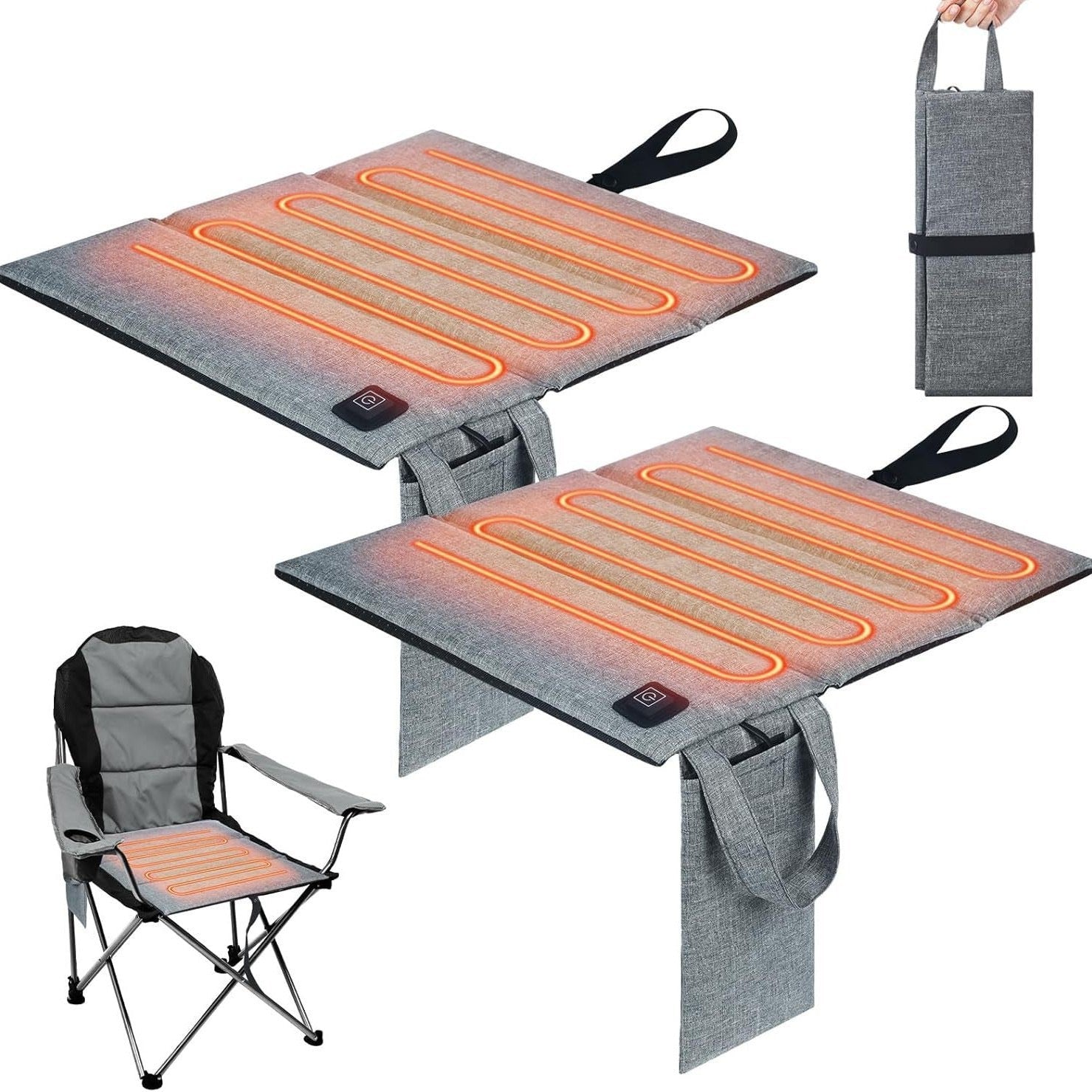 Portable USB Heated Seat Cushion – Warm Anywhere Outdoors
