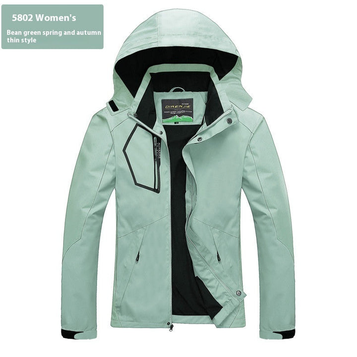 Unisex Loose Plus-Size Jacket – Breathable & Waterproof