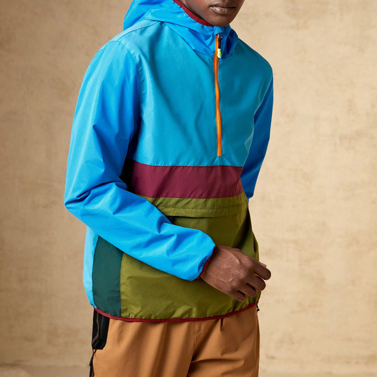 Men’s American Casual Jacket – Loose, Waterproof & Windproof