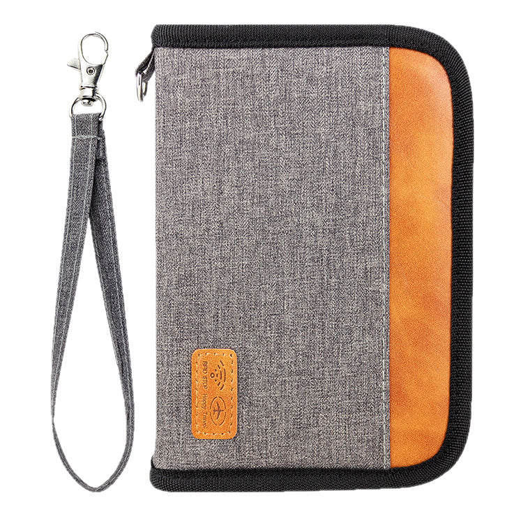 Short Passport Holder Certificate Multi-functional Anti-theft Swiping