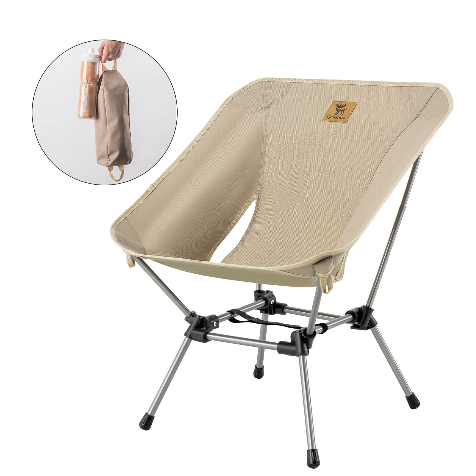 Lightweight Folding Camp Chair with Storage Bag