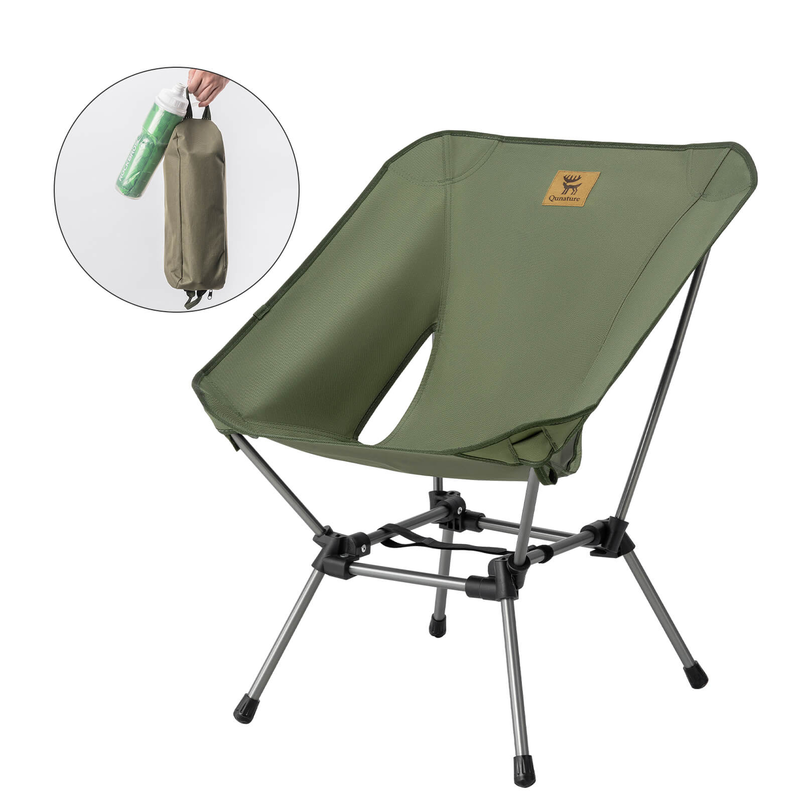 Lightweight Folding Camp Chair with Storage Bag